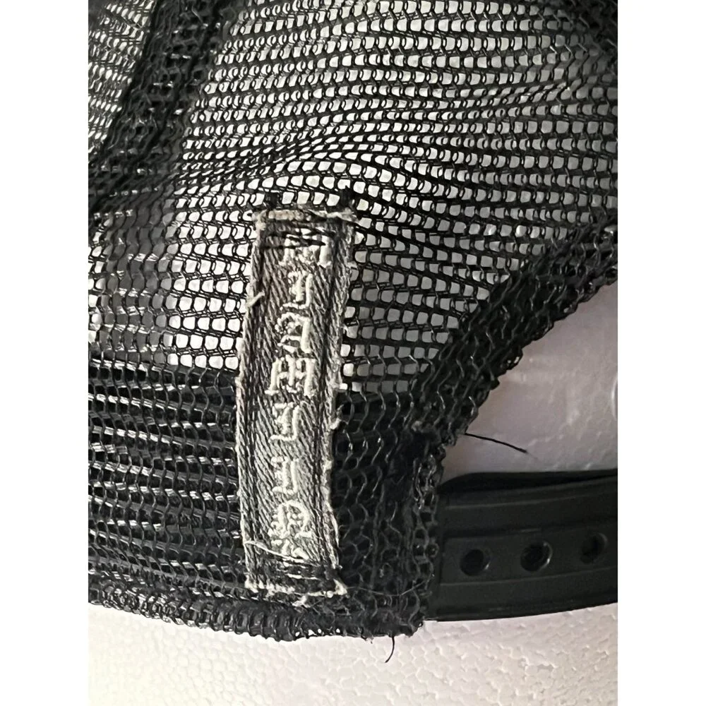 Miami Ink Embroidered Camo Y2K Wings Knife Heart Snap Back Baseball Cap Vintage - Picture 9 of 14